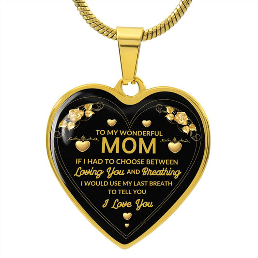 To My Mom I Mother's Day Gift I Heart